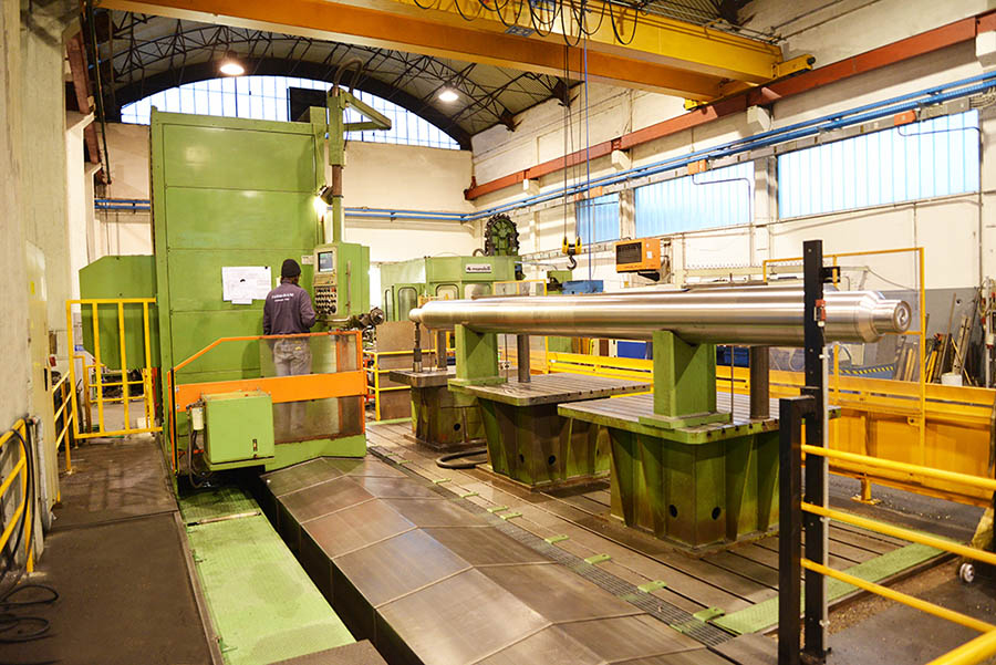 parmigiani macchine facility plate bending rolls, plate rolling machines, 4-roll plate bending machines, angle rolls, section rolls, flanging machines, dishing press