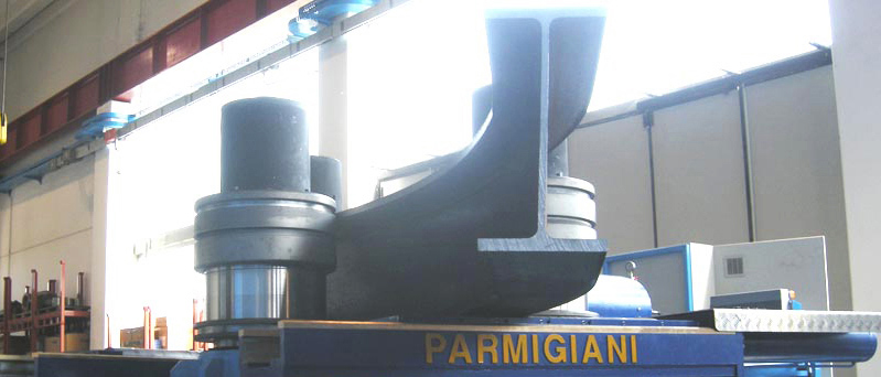 Rolling beams on the easy way. H beams and I beams and channels rolled on the easy way.