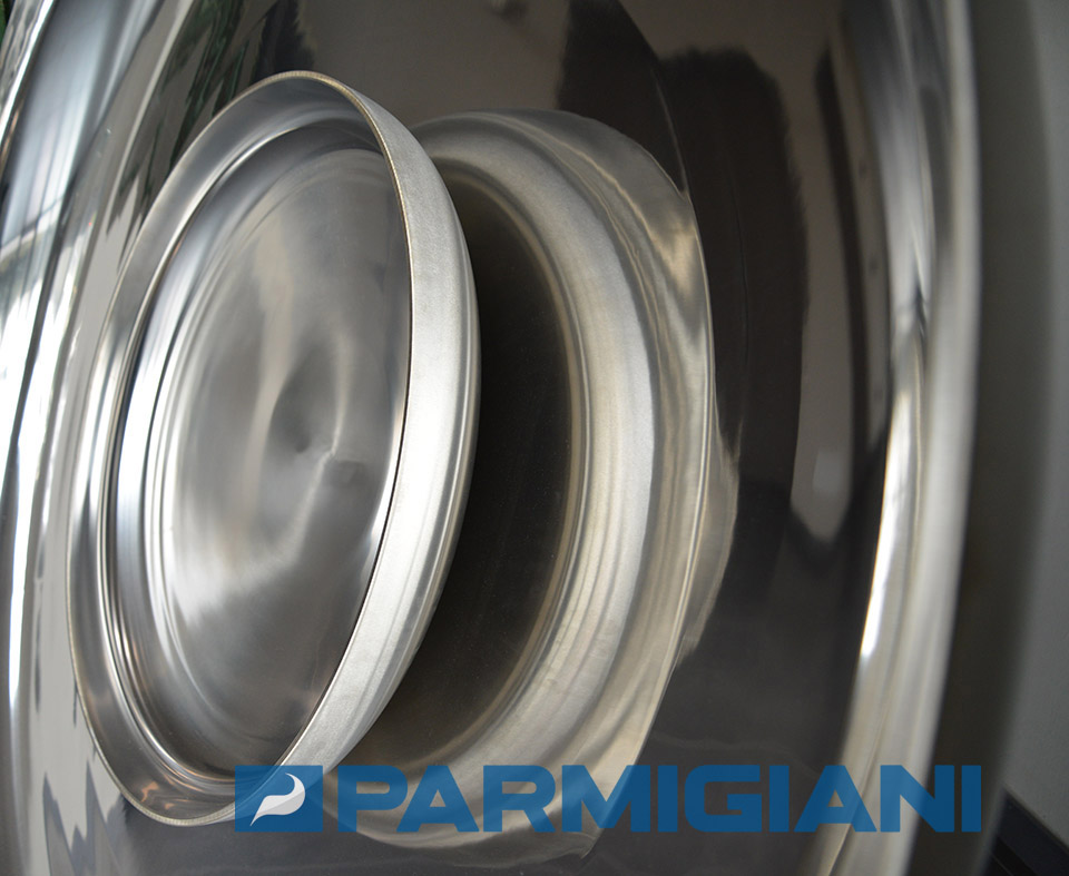 stainless steel heads, dishing press; dishing press for tank heads production