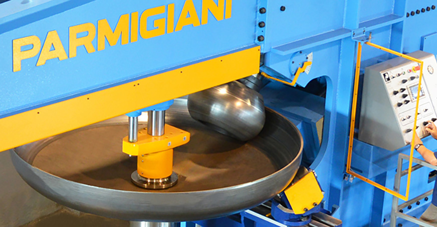 tank heads flanging machine; dished heads