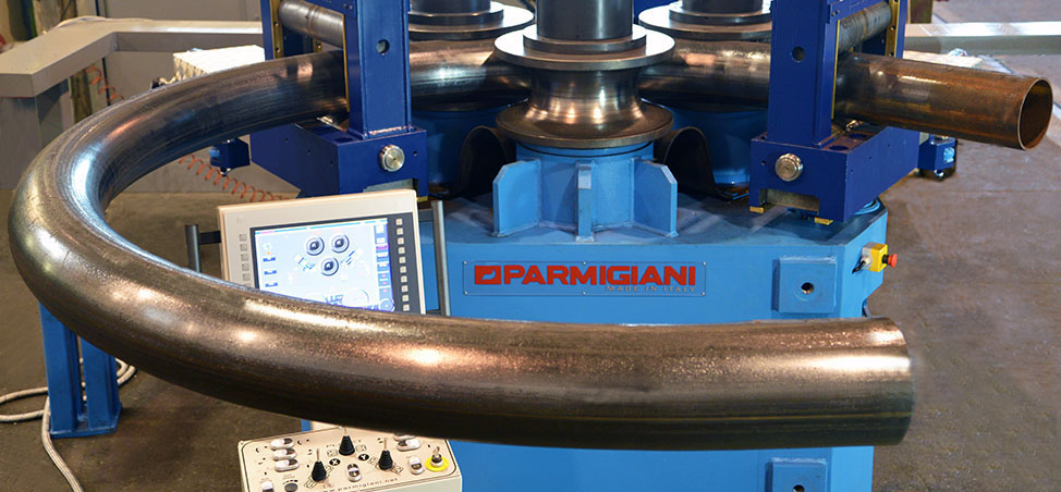 tube bending machine, section bender; profile bending machine