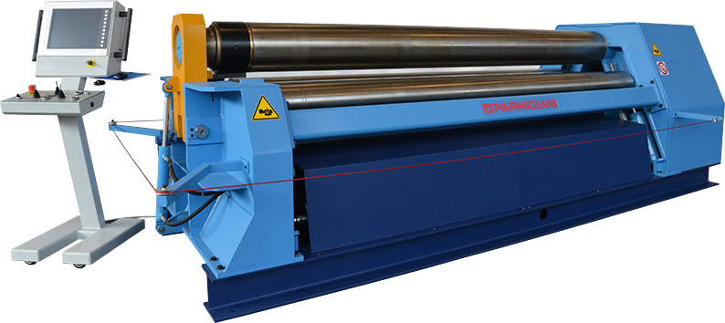 calandra idraulica a quattro rulli, cilindro curvador